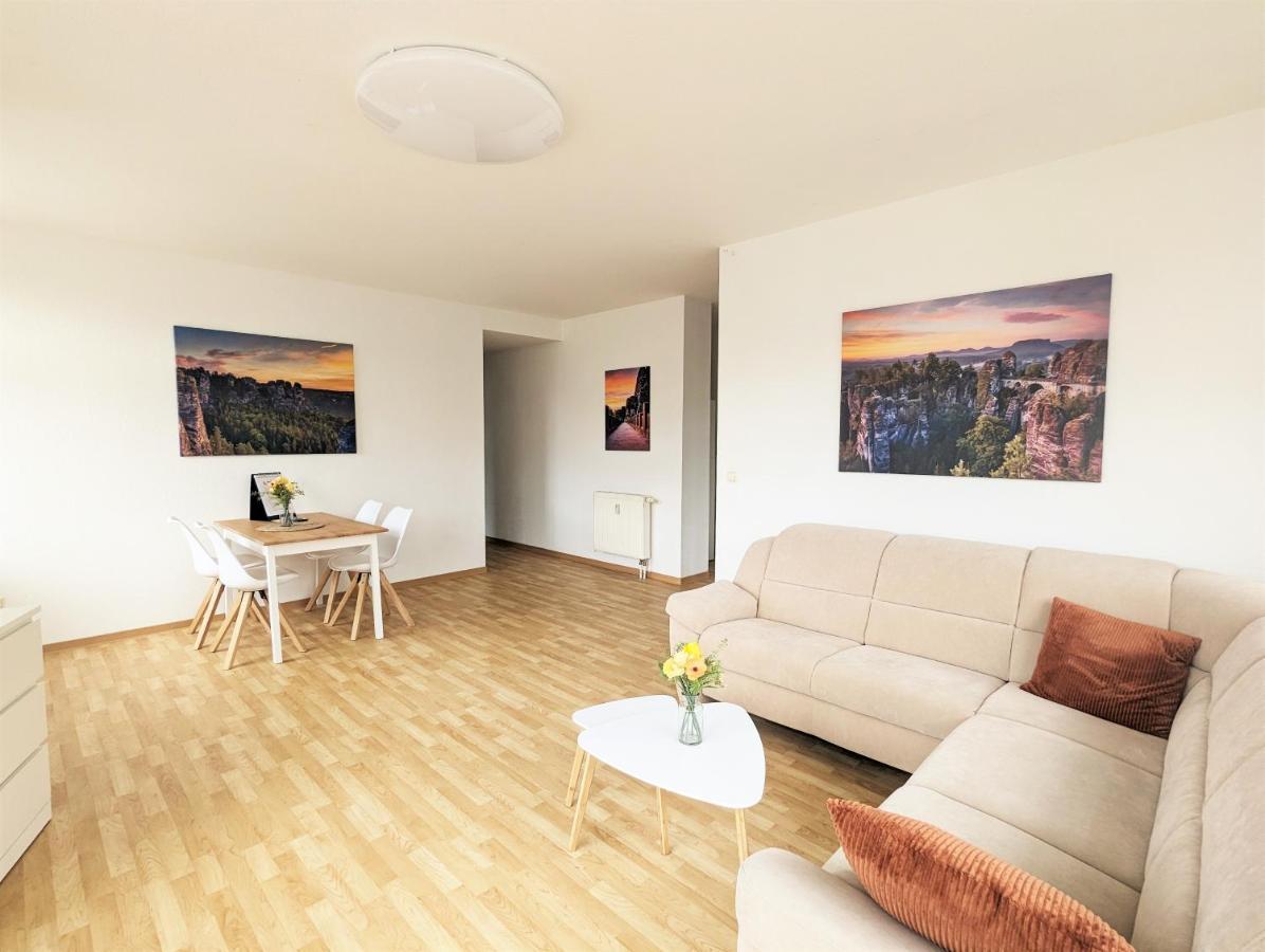Lichtdurchflutete Helle Wohnung Mit Garten Sauna & Pool - Hw3 Sebnitz Eksteriør billede