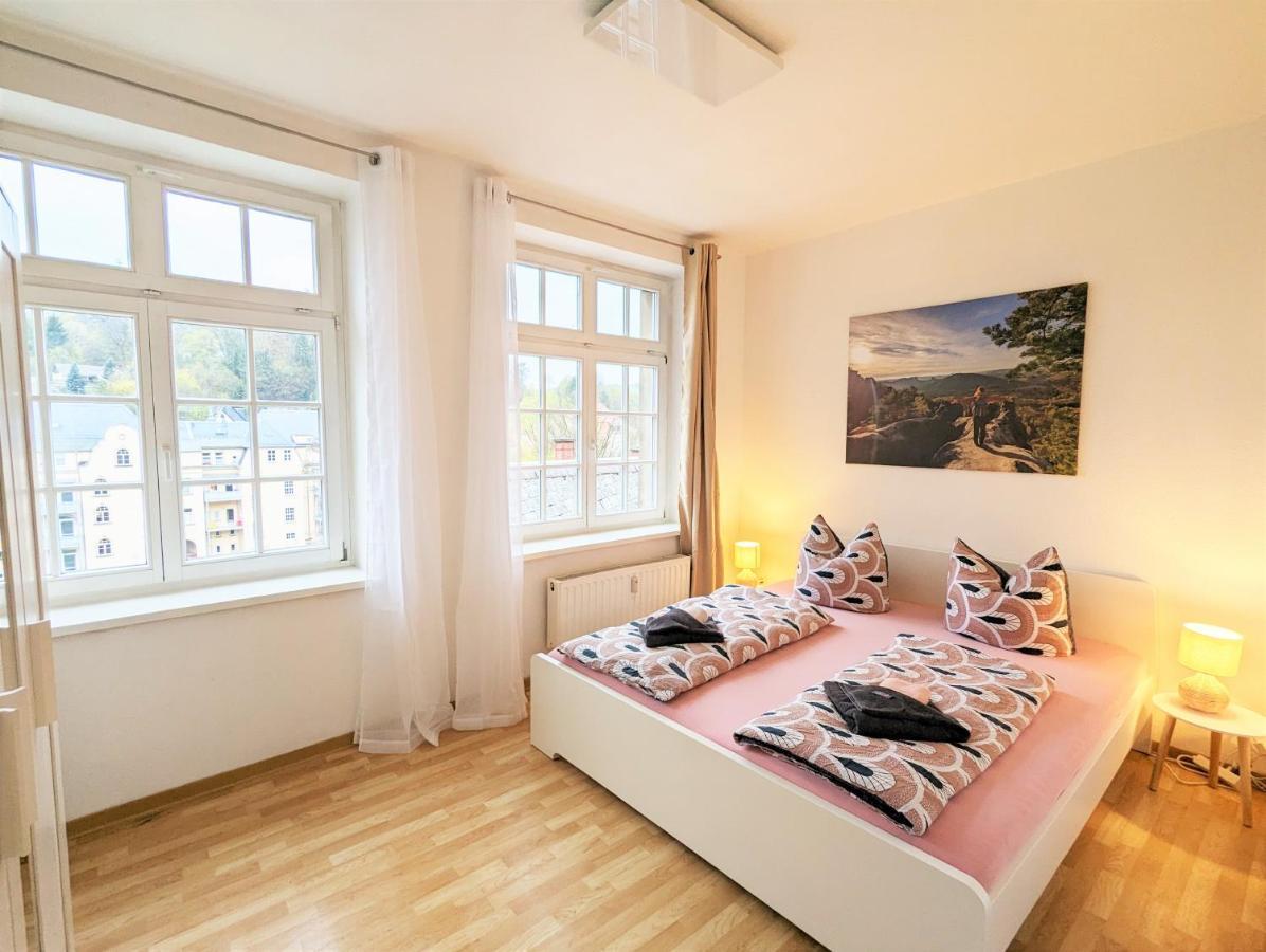Lichtdurchflutete Helle Wohnung Mit Garten Sauna & Pool - Hw3 Sebnitz Eksteriør billede