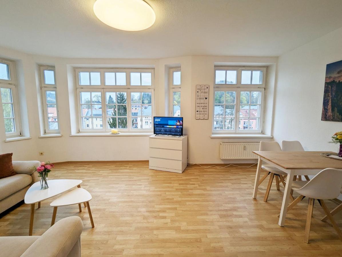 Lichtdurchflutete Helle Wohnung Mit Garten Sauna & Pool - Hw3 Sebnitz Eksteriør billede