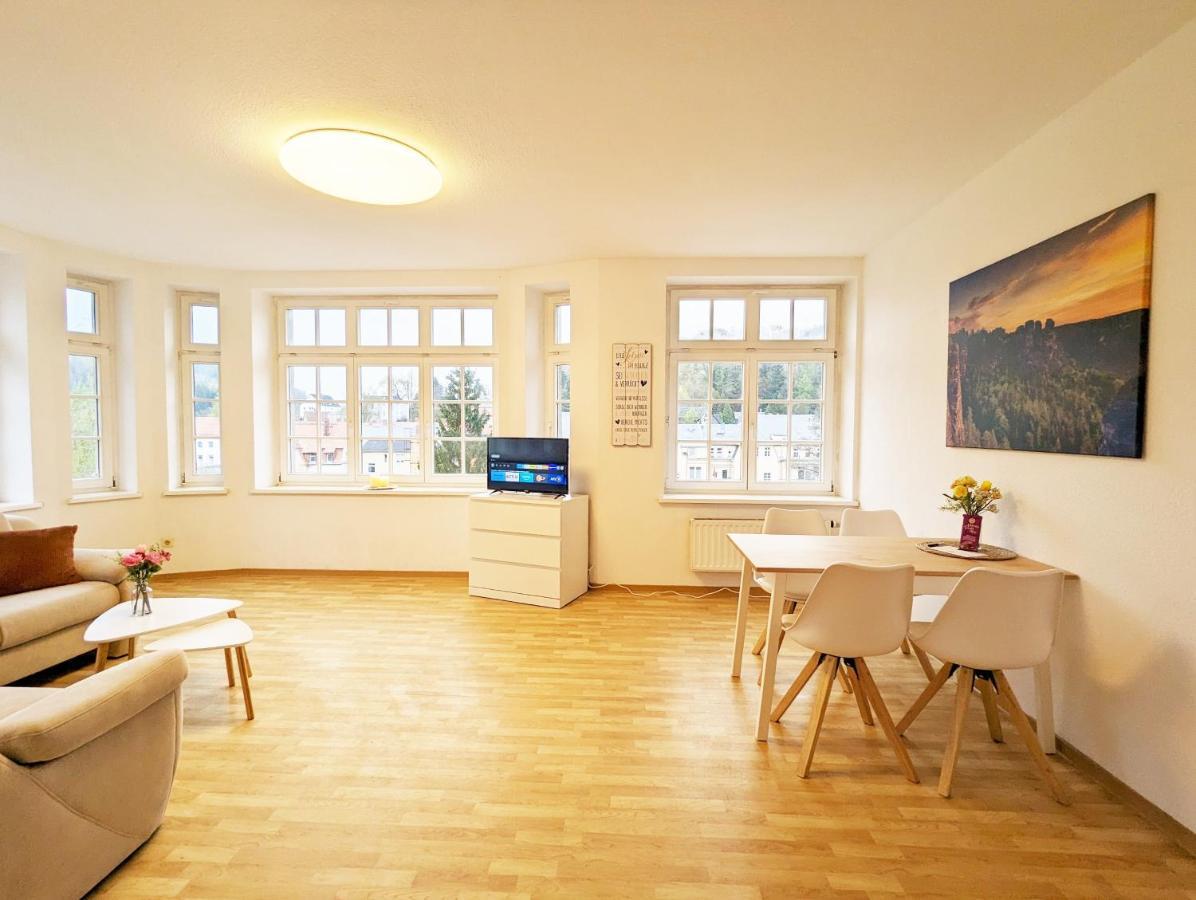 Lichtdurchflutete Helle Wohnung Mit Garten Sauna & Pool - Hw3 Sebnitz Eksteriør billede