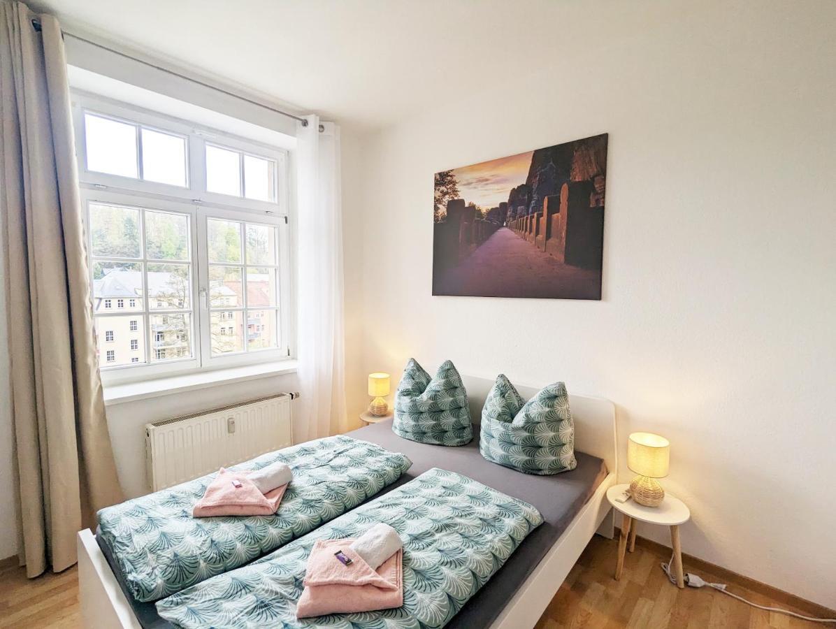 Lichtdurchflutete Helle Wohnung Mit Garten Sauna & Pool - Hw3 Sebnitz Eksteriør billede